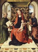 Dieric Bouts The Virgin and Child Enthroned with Saints Peter and Paul china oil painting artist